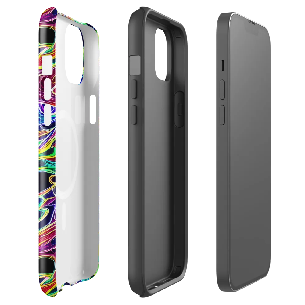 Electric Currents on MagSafe Tough Case for iPhone® — Front