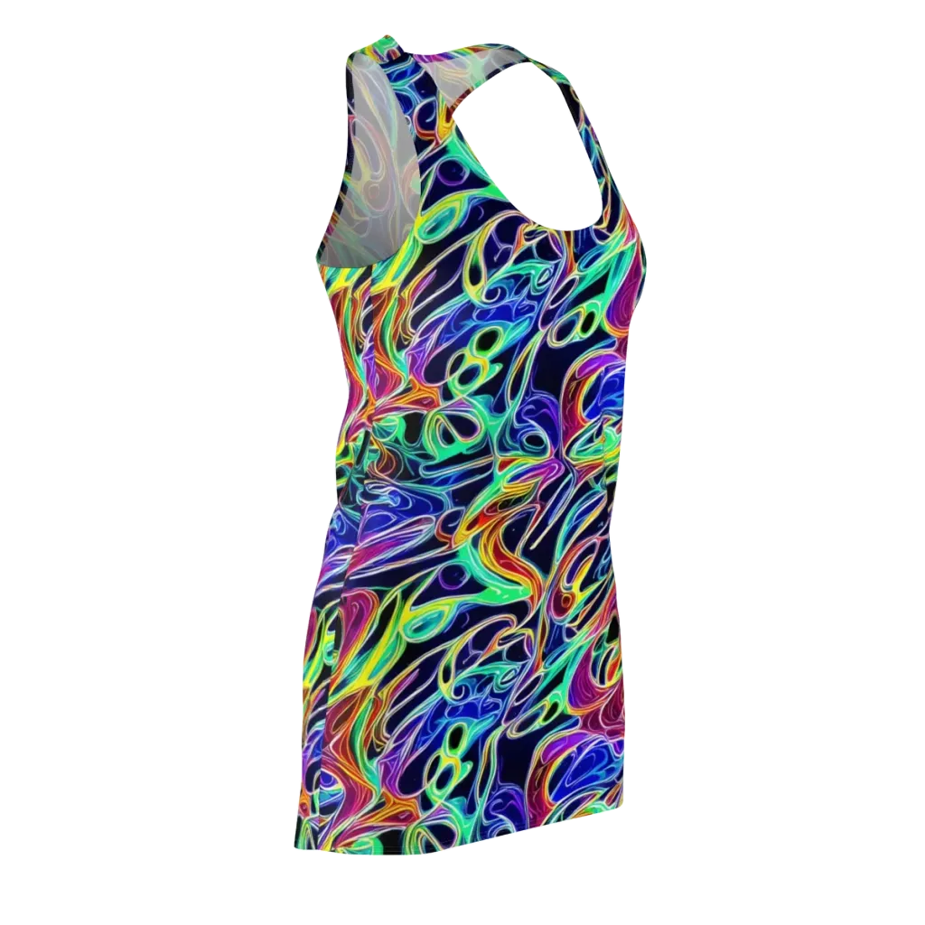 Electric Currents on Racerback Dress — Front Side