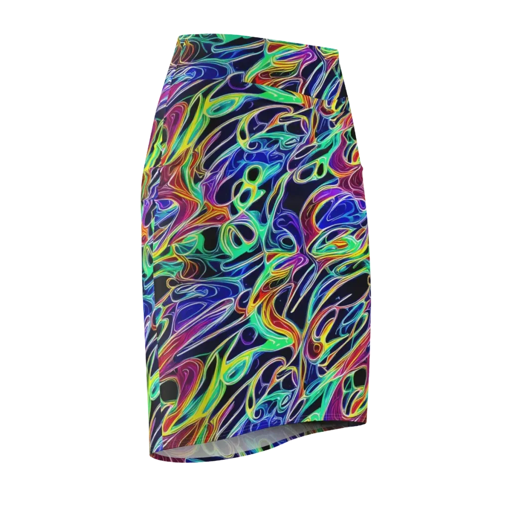 Electric Currents on Pencil Skirt — Front Side