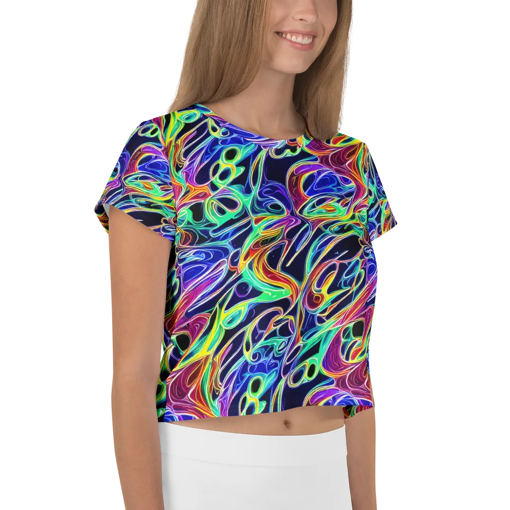 Electric Currents on Crop Tee — Right