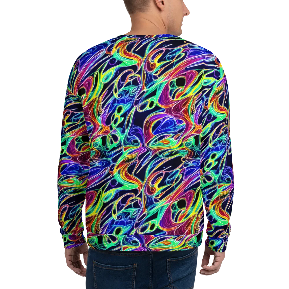 Electric Currents on Sweatshirt — Back