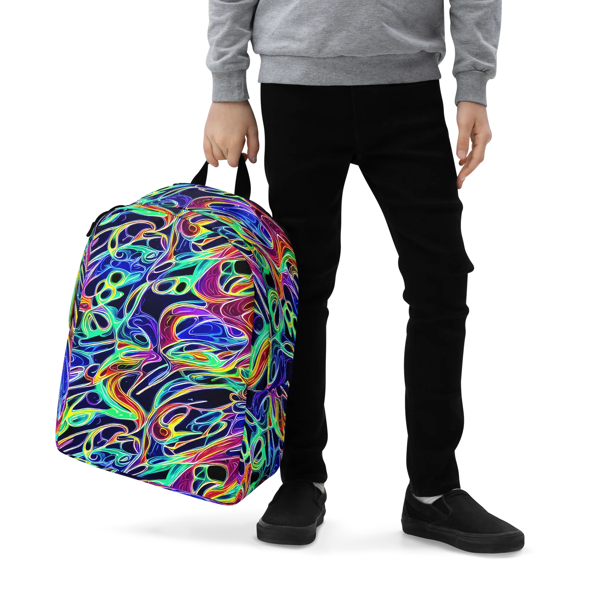 Electric Currents on Minimalist Backpack — Zoomed-in