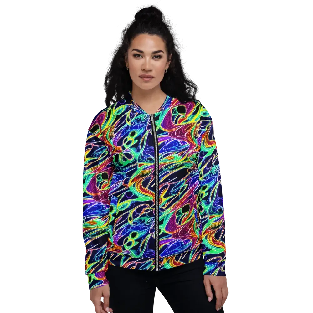 Electric Currents on Bomber Jacket — Front