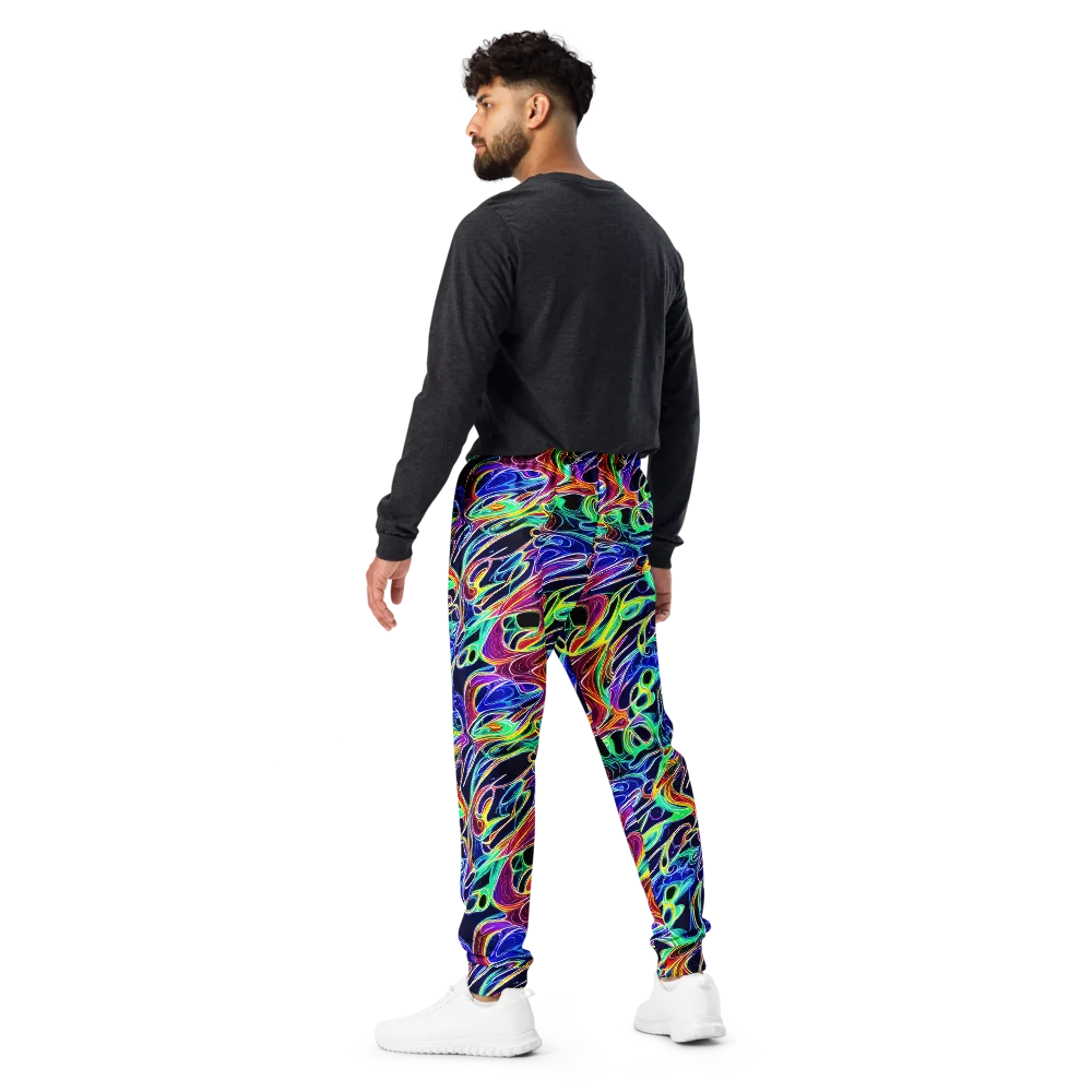 Electric Currents on Men's Joggers — Back