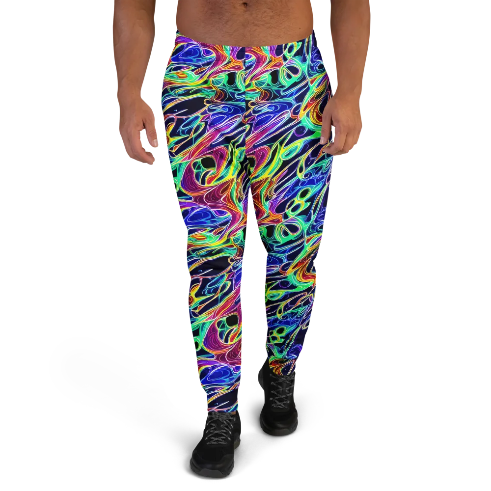 Electric Currents on Men's Joggers — Front