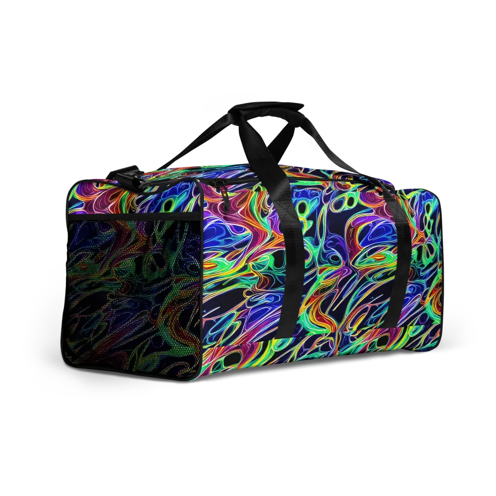 Electric Currents on Duffle Bag — Right Front
