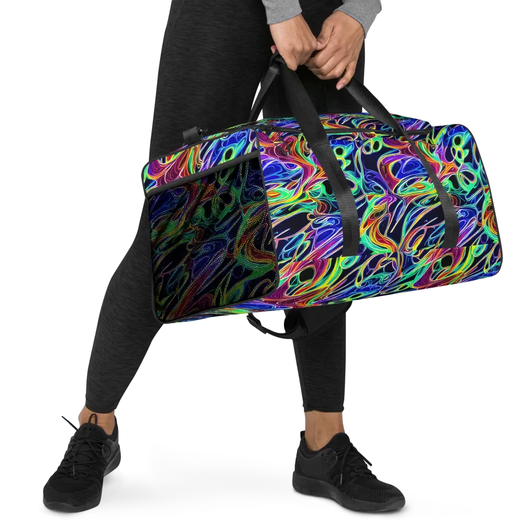 Electric Currents on Duffle Bag — Right Front