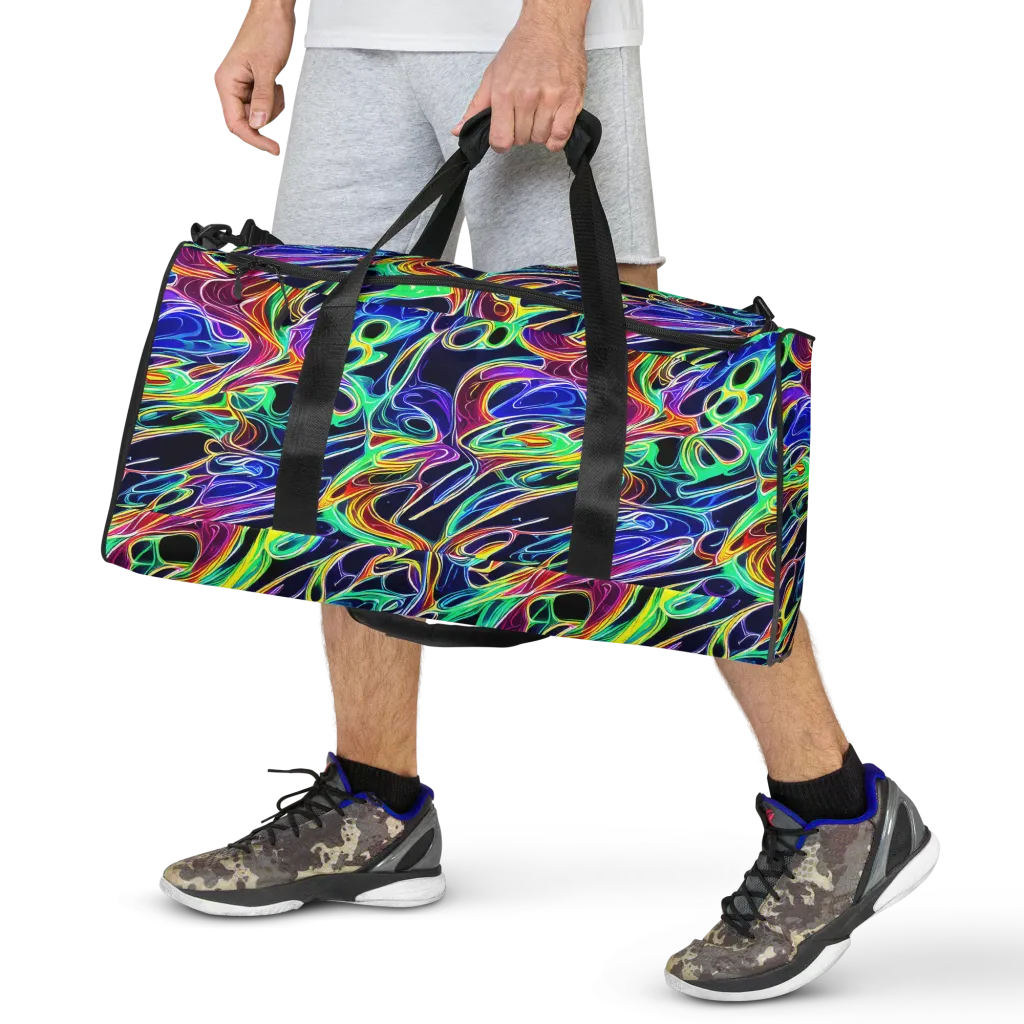 Electric Currents on Duffle Bag — Front