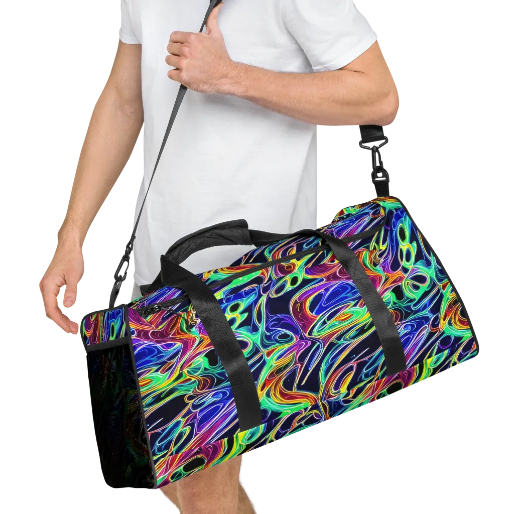 Electric Currents on Duffle Bag — Right Front