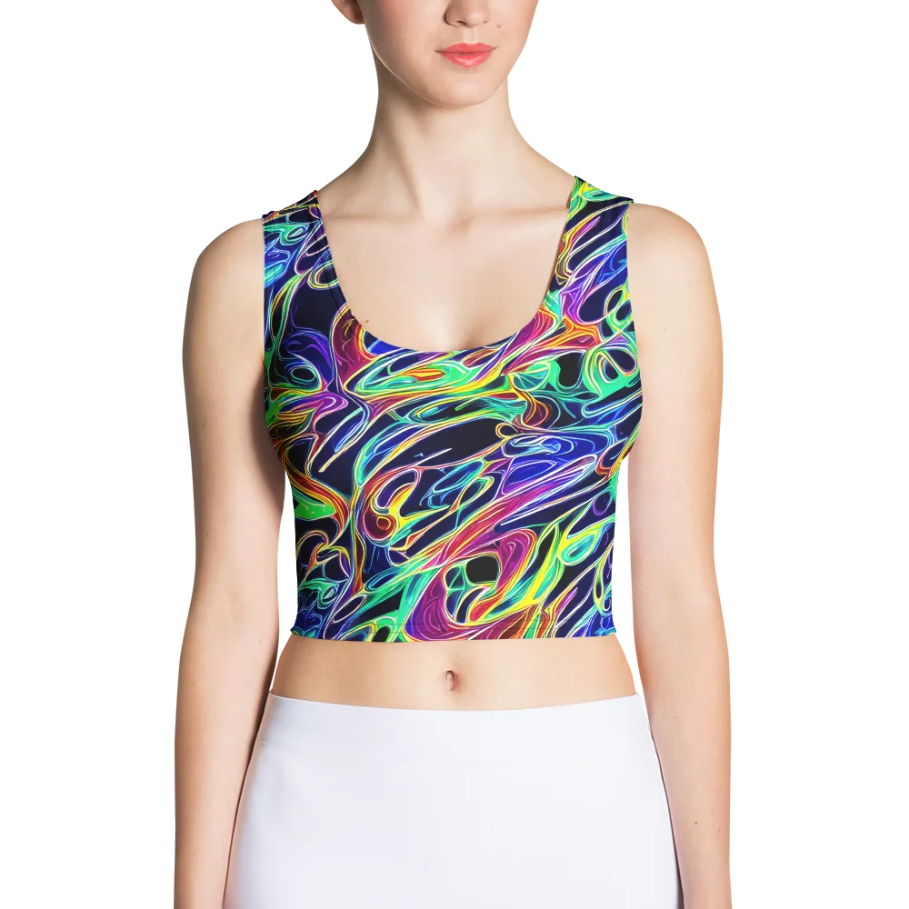 Electric Currents on Crop Top — Front