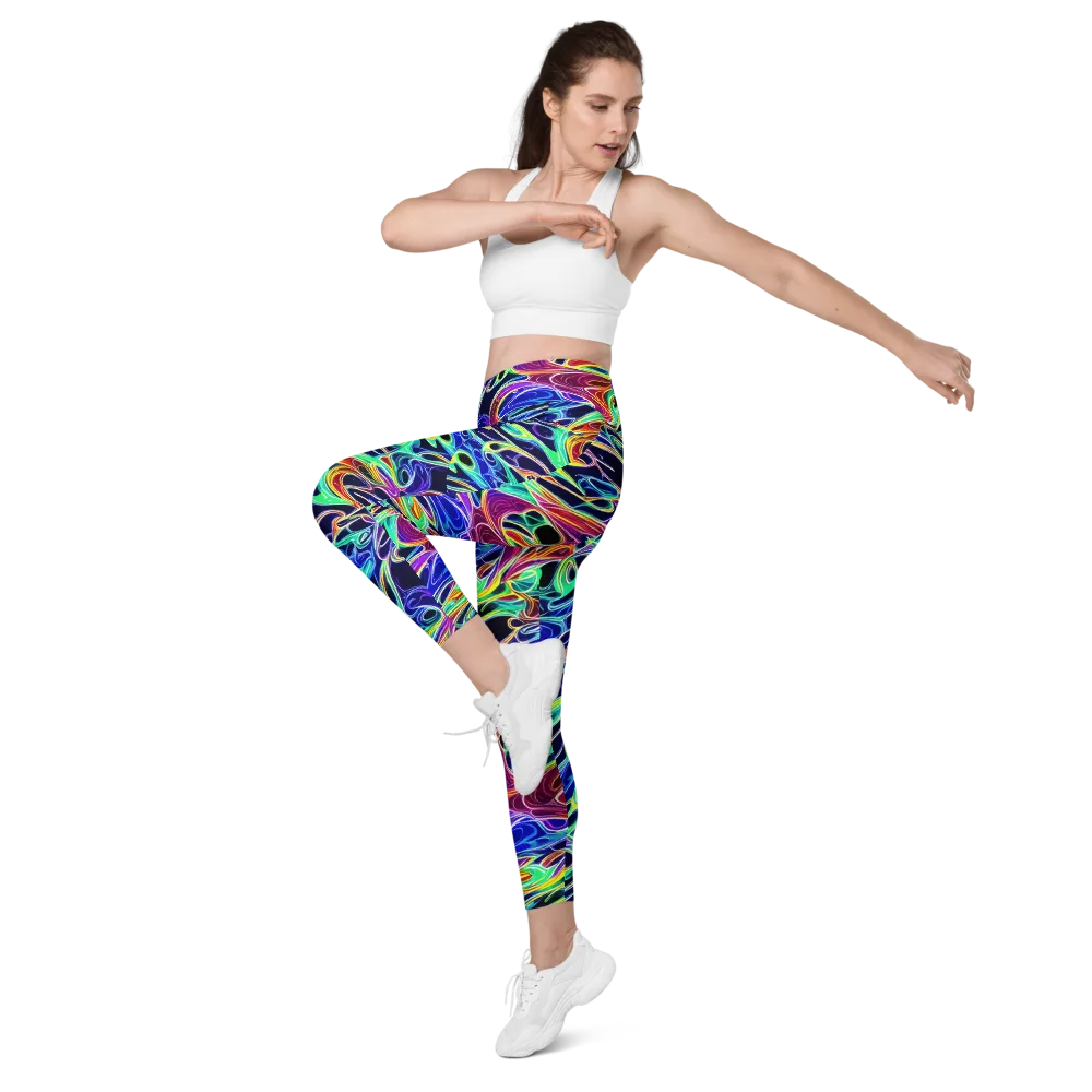Electric Currents on Leggings with Pockets — Left Front