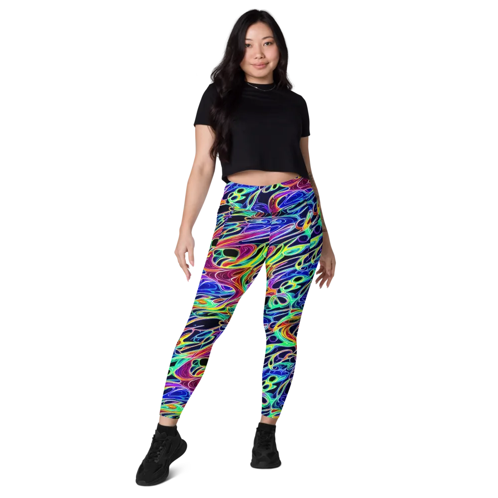 Electric Currents on Leggings with Pockets — Front