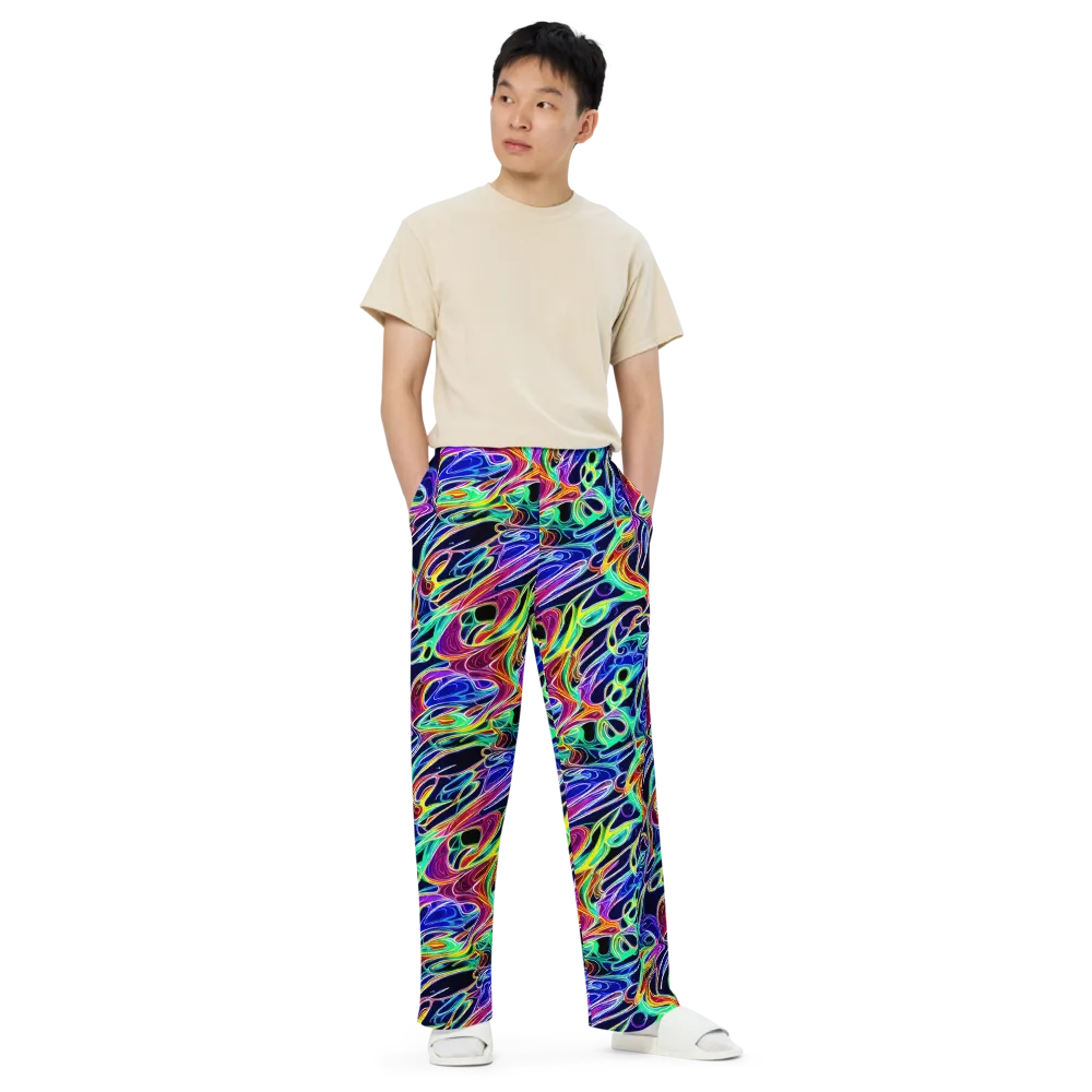 Electric Currents on Wide-Leg Pants — Front