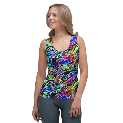 Electric Currents on a Women's Tank Top