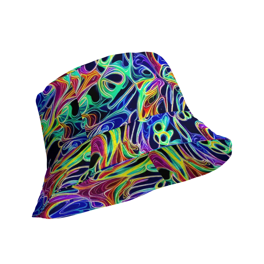 Electric Currents on Reversible Bucket Hat — Product details Outside