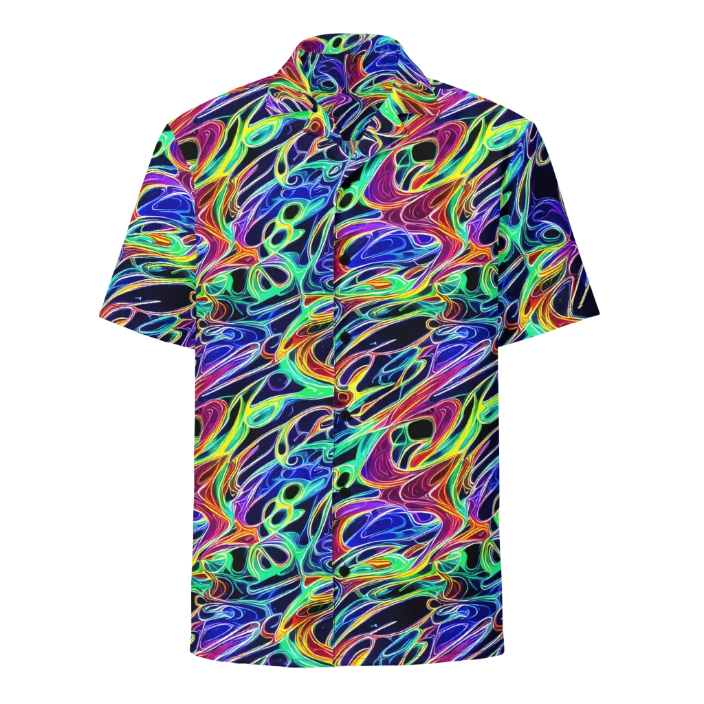 Electric Currents on Button Shirt — Front