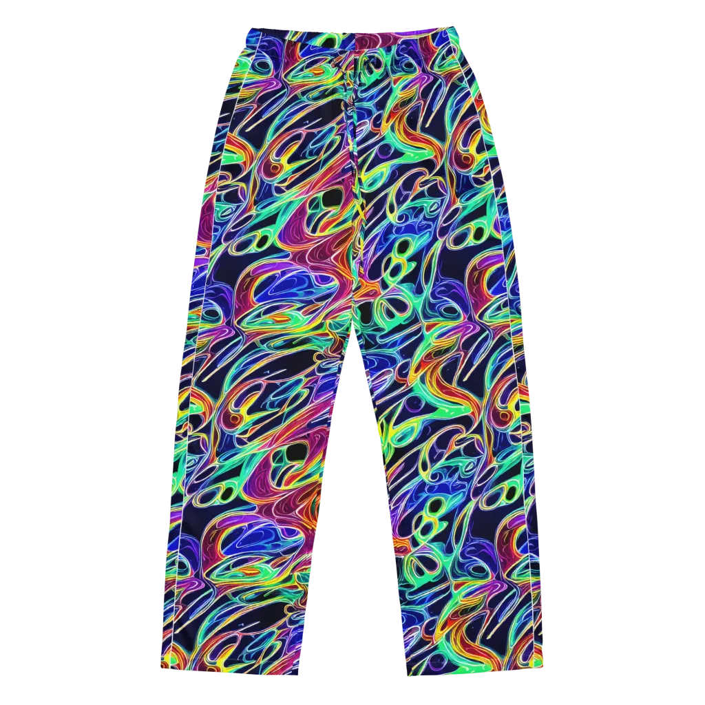 Electric Currents on Women's Pajama Pants — Front