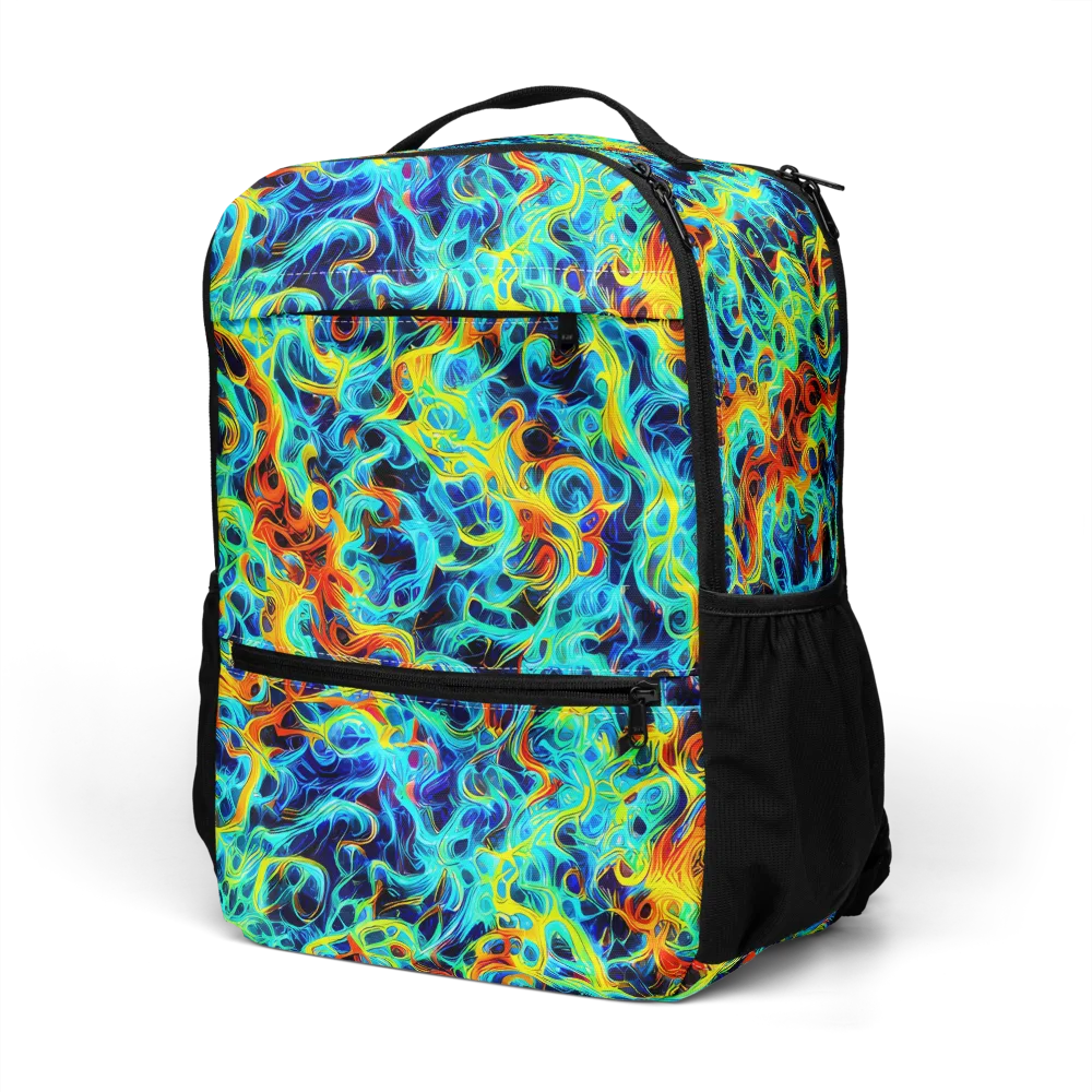 Liquid Frequency on Utility Backpack — Left Front