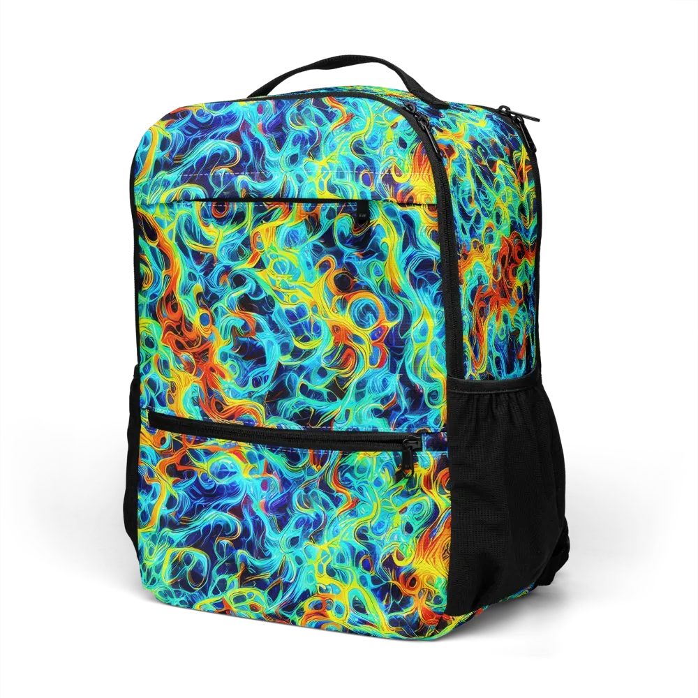 Liquid Frequency on Utility Backpack — Left Front