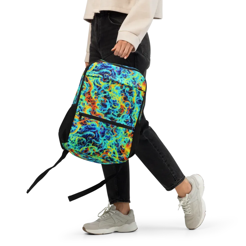 Liquid Frequency on Utility Backpack — Front