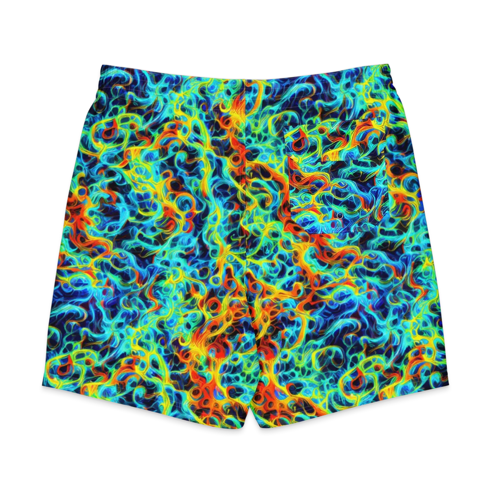 Liquid Frequency on Men's Board Shorts — Back