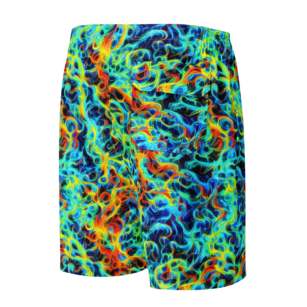 Liquid Frequency on Men's Board Shorts — Back