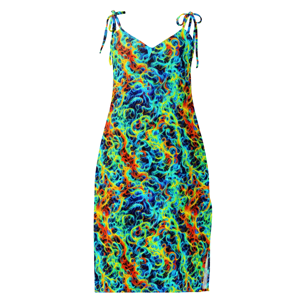 Liquid Frequency on Slip Dress — Front