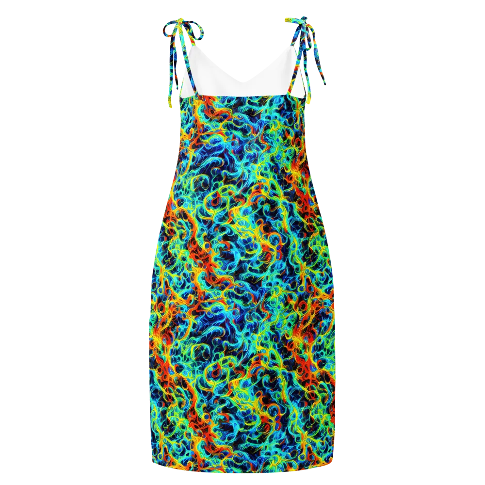 Liquid Frequency on Slip Dress — Back