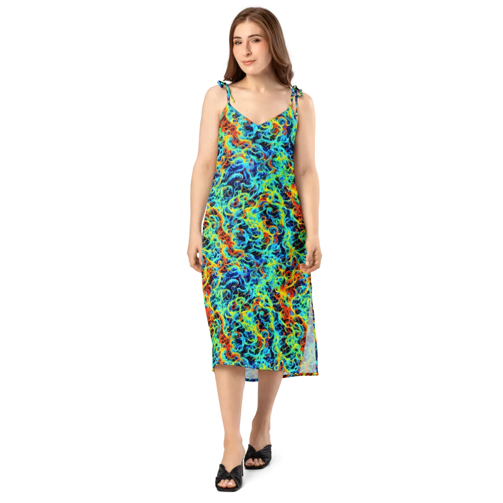 Liquid Frequency on Slip Dress — Front