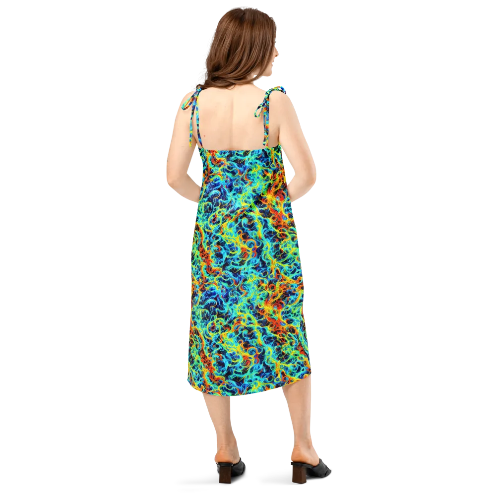 Liquid Frequency on Slip Dress — Back