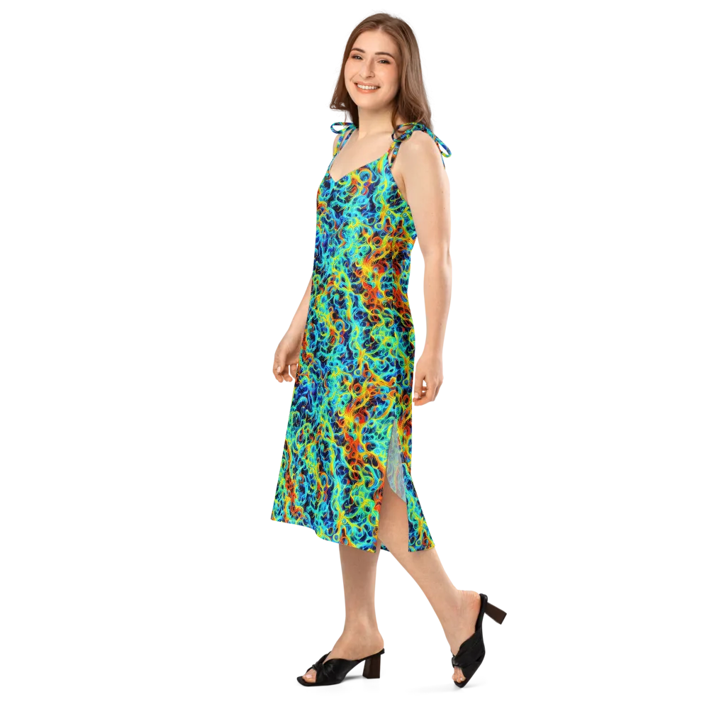 Liquid Frequency on Slip Dress — Left Front