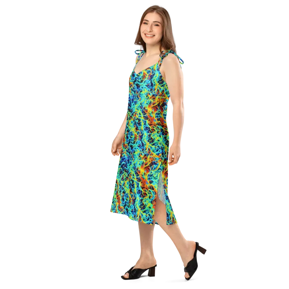 Liquid Frequency on Slip Dress — Left Front