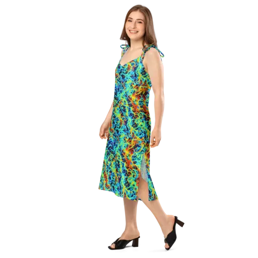 Liquid Frequency on a Slip Dress