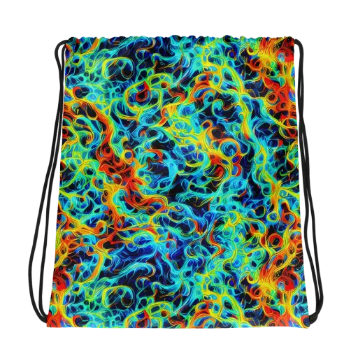 Liquid Frequency on a Drawstring Bag