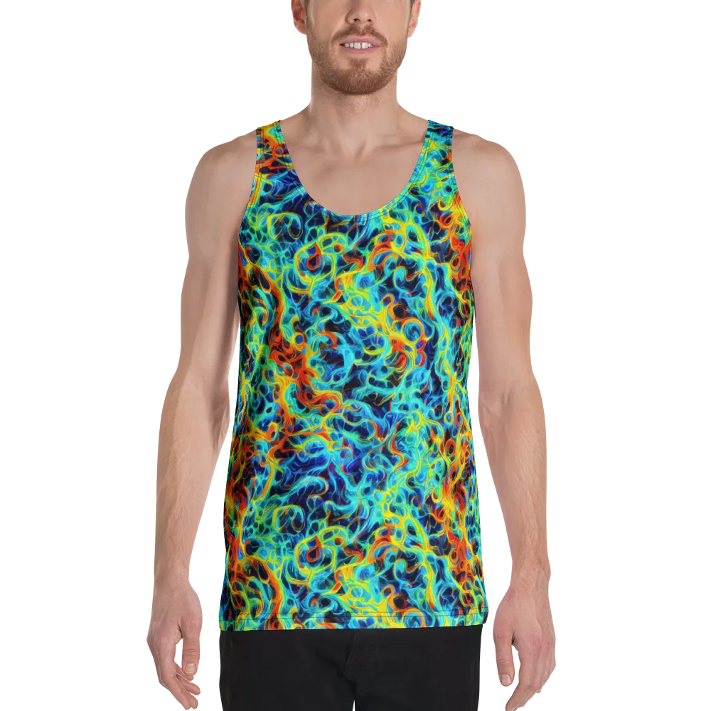 Liquid Frequency on Men's Tank Top — Front