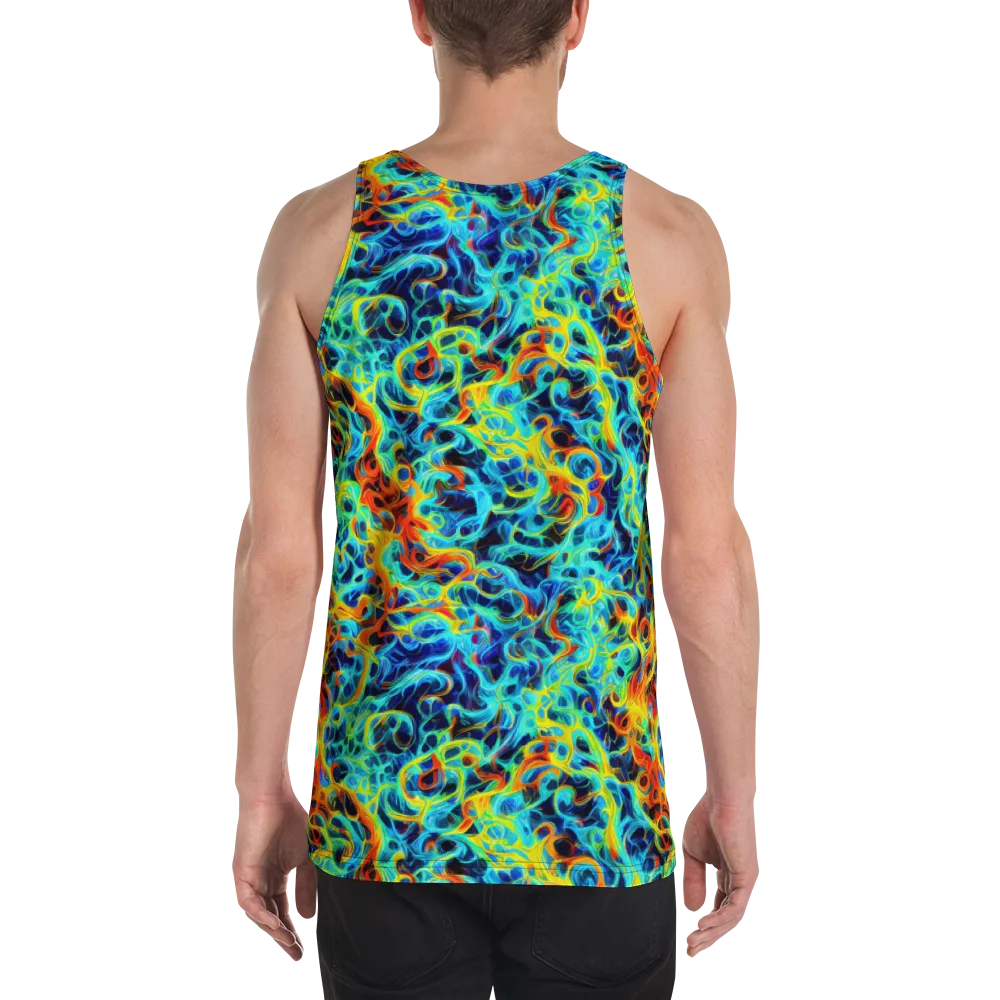 Liquid Frequency on Men's Tank Top — Back