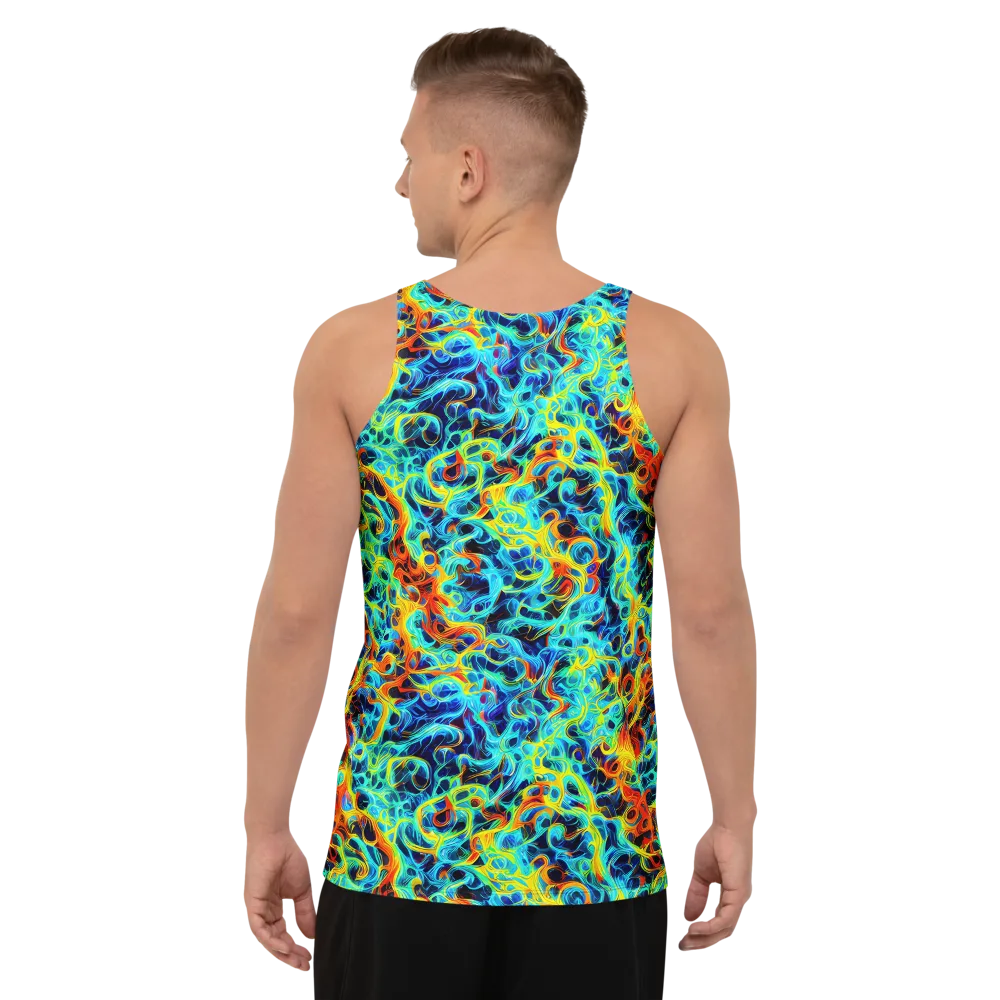 Liquid Frequency on Men's Tank Top — Back