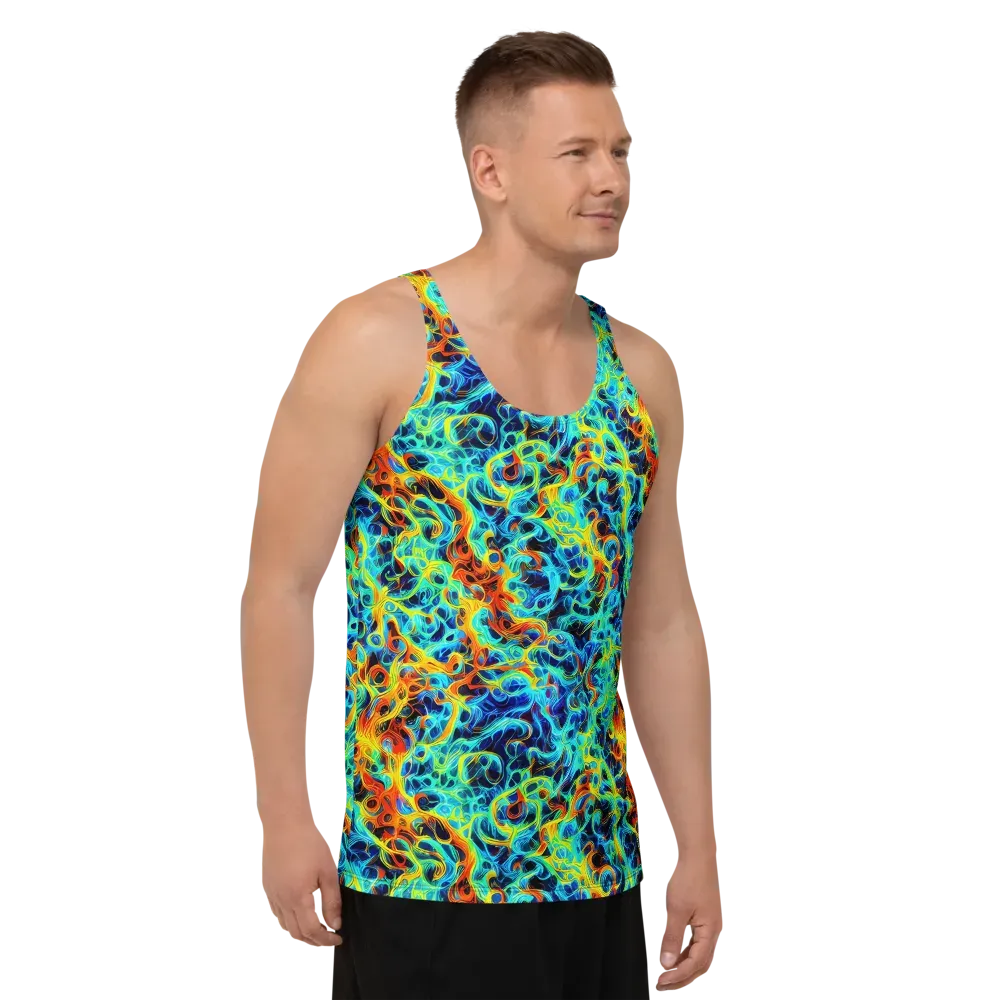 Liquid Frequency on Men's Tank Top — Right Front