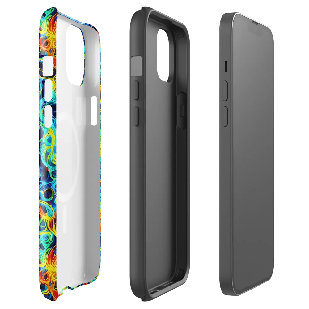 Liquid Frequency on MagSafe Tough Case for iPhone® — Front