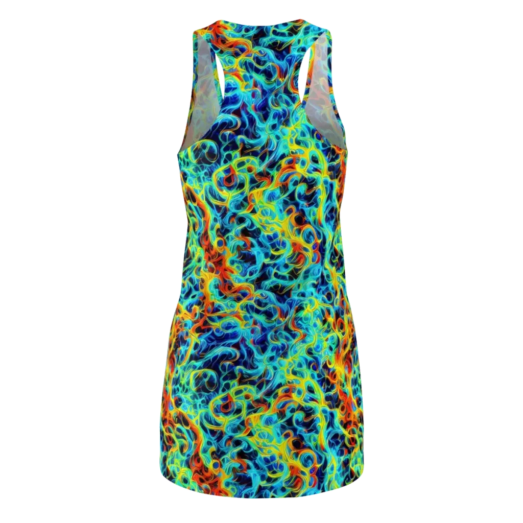 Liquid Frequency on Racerback Dress — Back