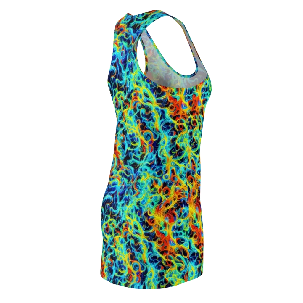 Liquid Frequency on Racerback Dress — Back Side