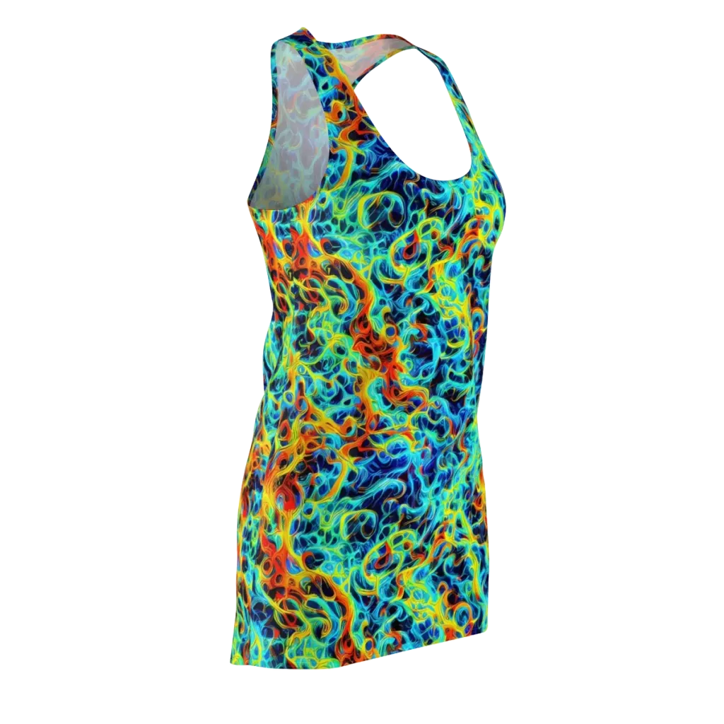 Liquid Frequency on Racerback Dress — Front Side