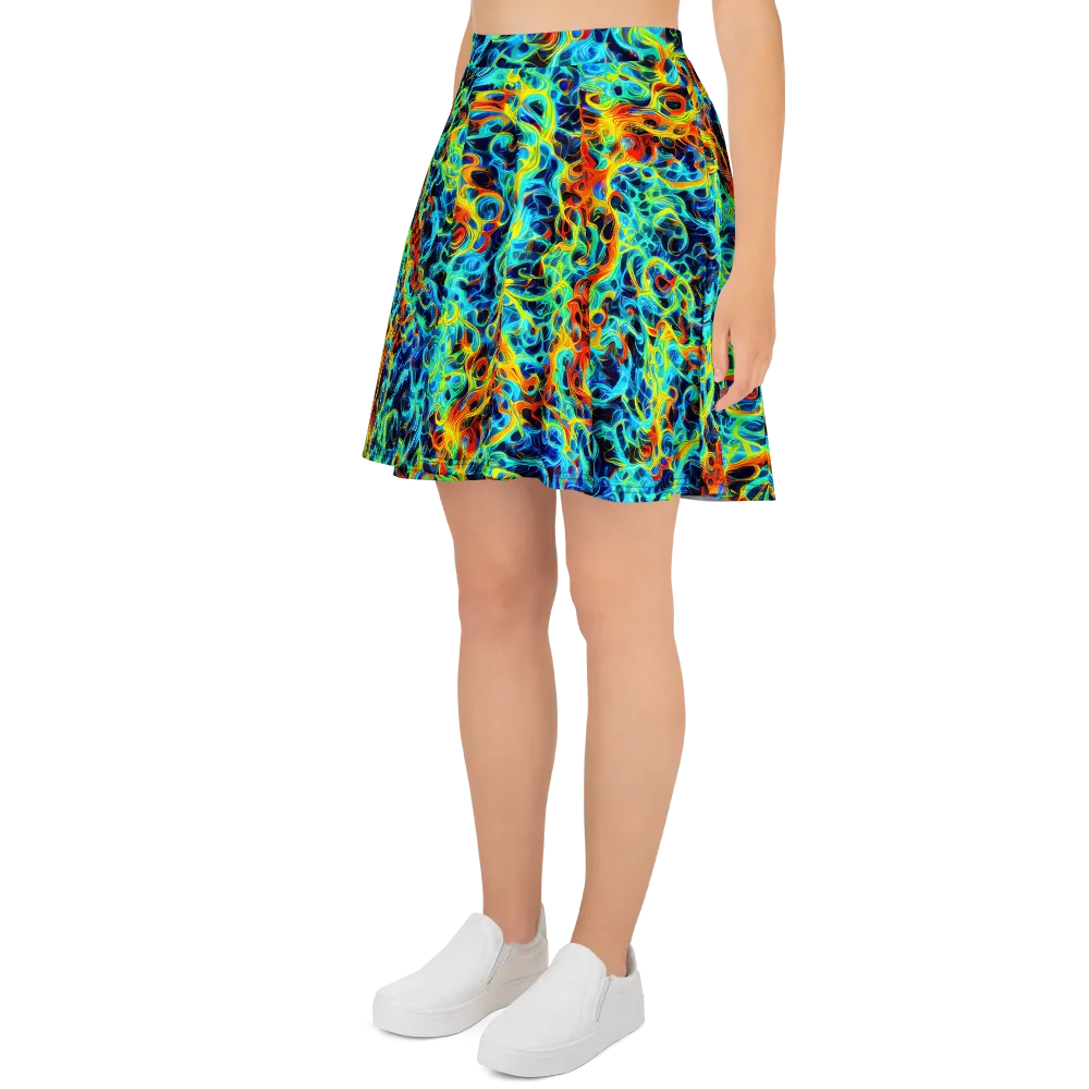 Liquid Frequency on Skater Skirt — Left