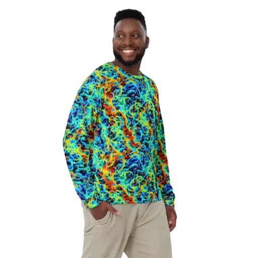 Liquid Frequency on a Sweatshirt