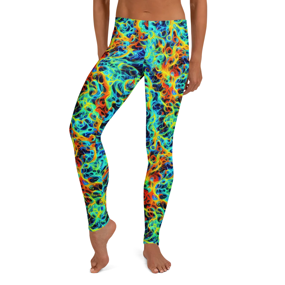 Liquid Frequency on Leggings — Front