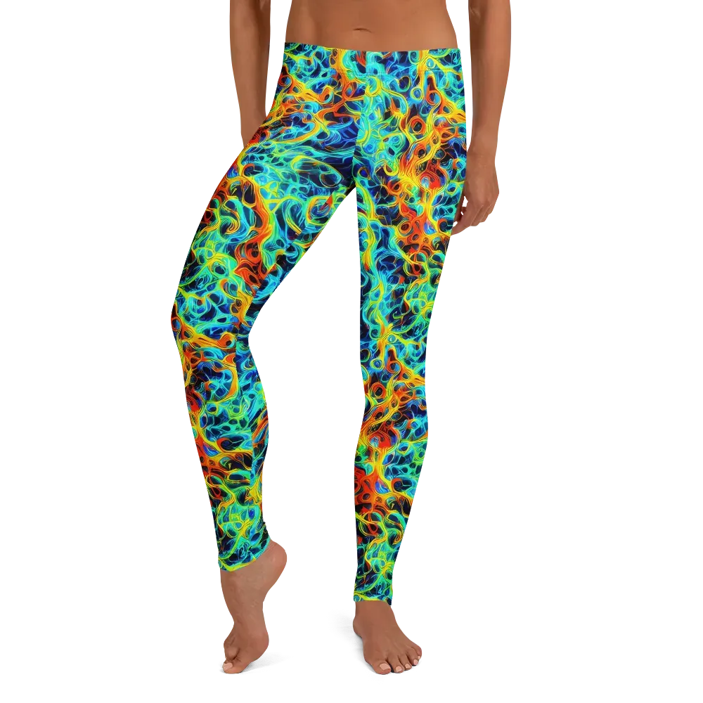 Liquid Frequency on Leggings — Front