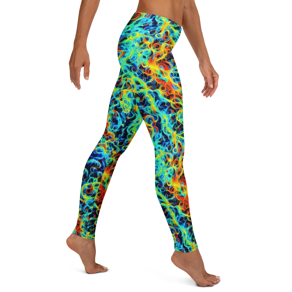 Liquid Frequency on Leggings — Right