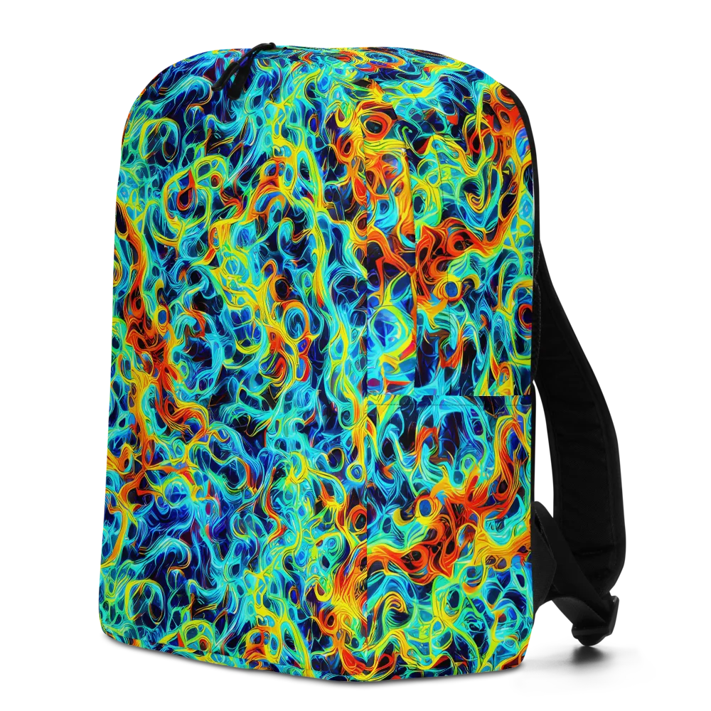 Liquid Frequency on Minimalist Backpack — Left