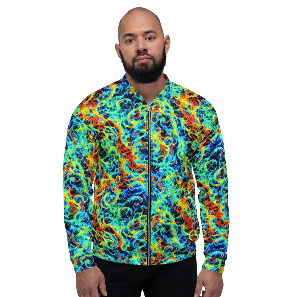 Liquid Frequency on Bomber Jacket — Front