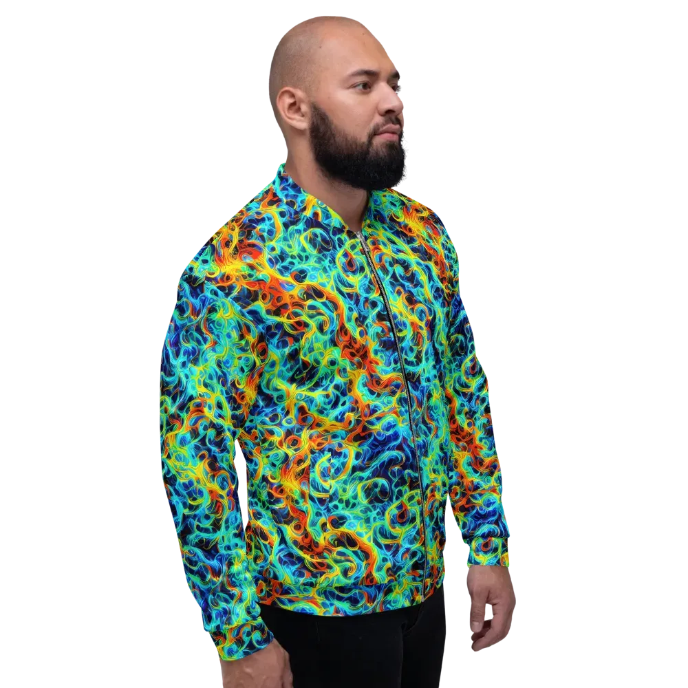 Liquid Frequency on Bomber Jacket — Right